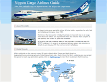 Tablet Screenshot of nippon-cargo.com
